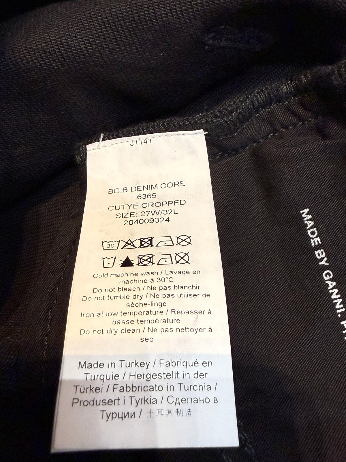 ✨ Neuf 165€ - Ganni - Jean Noir taille haute - W27 L32 ✨