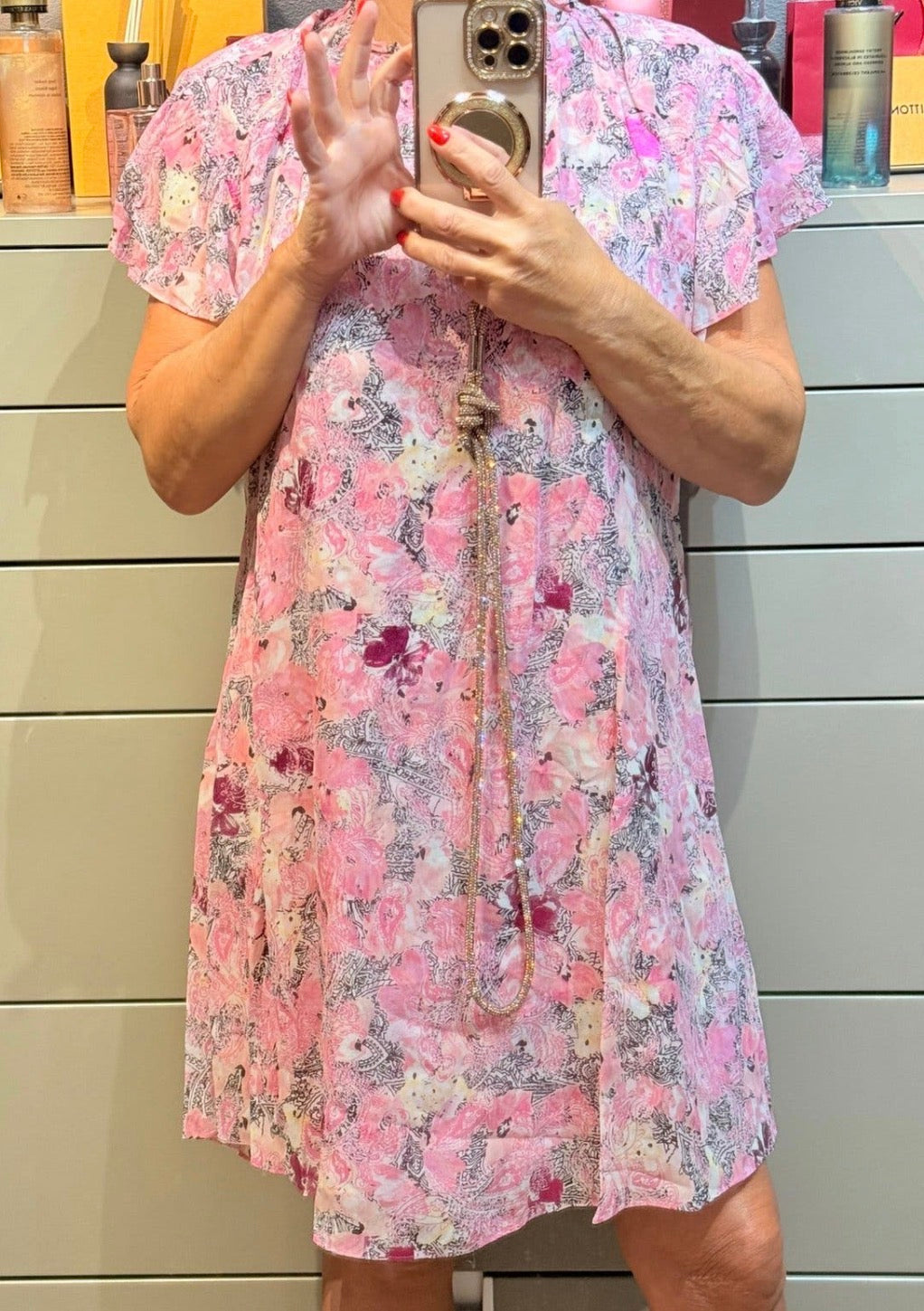 ✨ Neuve 255€ - The Kooples - Robe rose taille unique - ok du 34 au 42 ✨