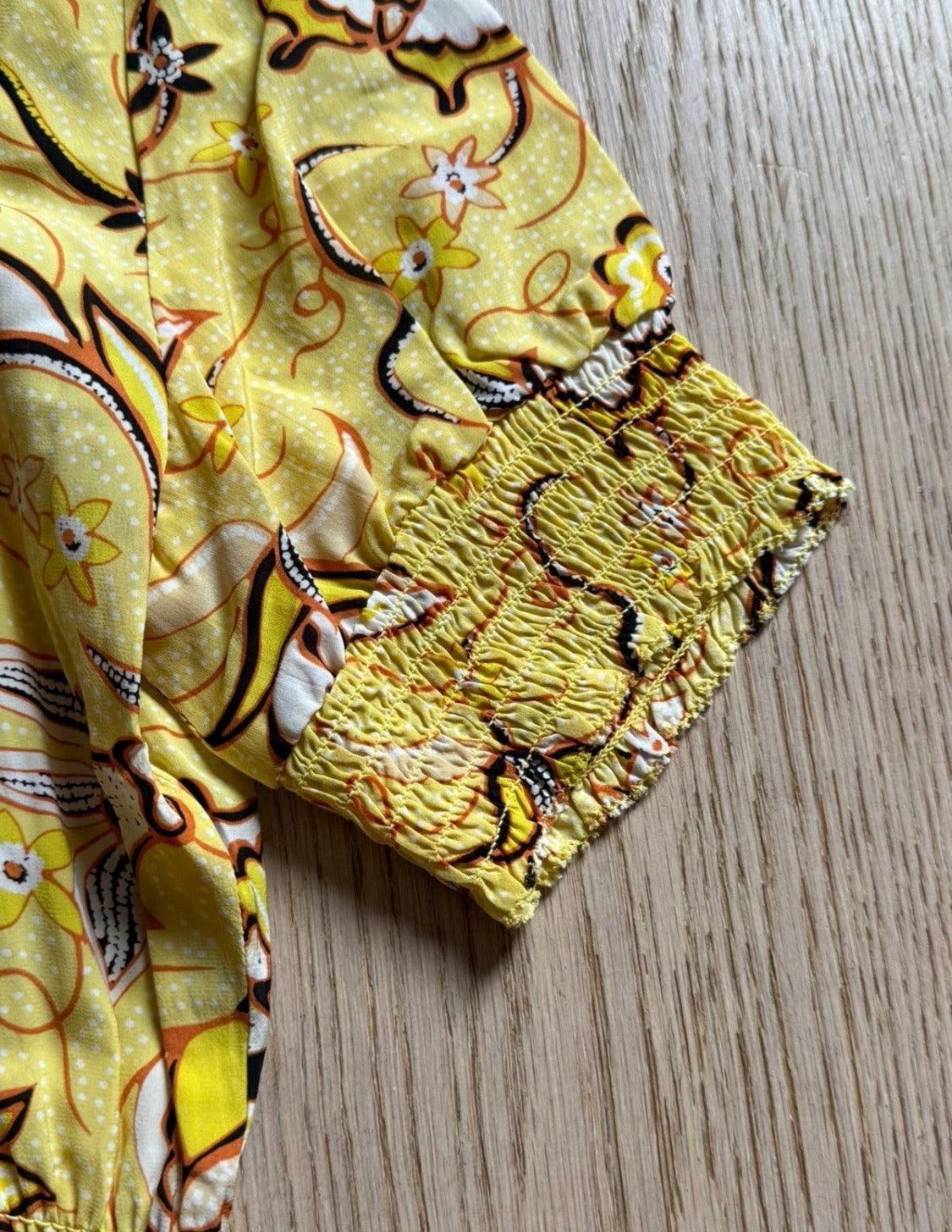 ✨ Neuve 245€ - The Kooples - robe jaune florale - T38 M ✨