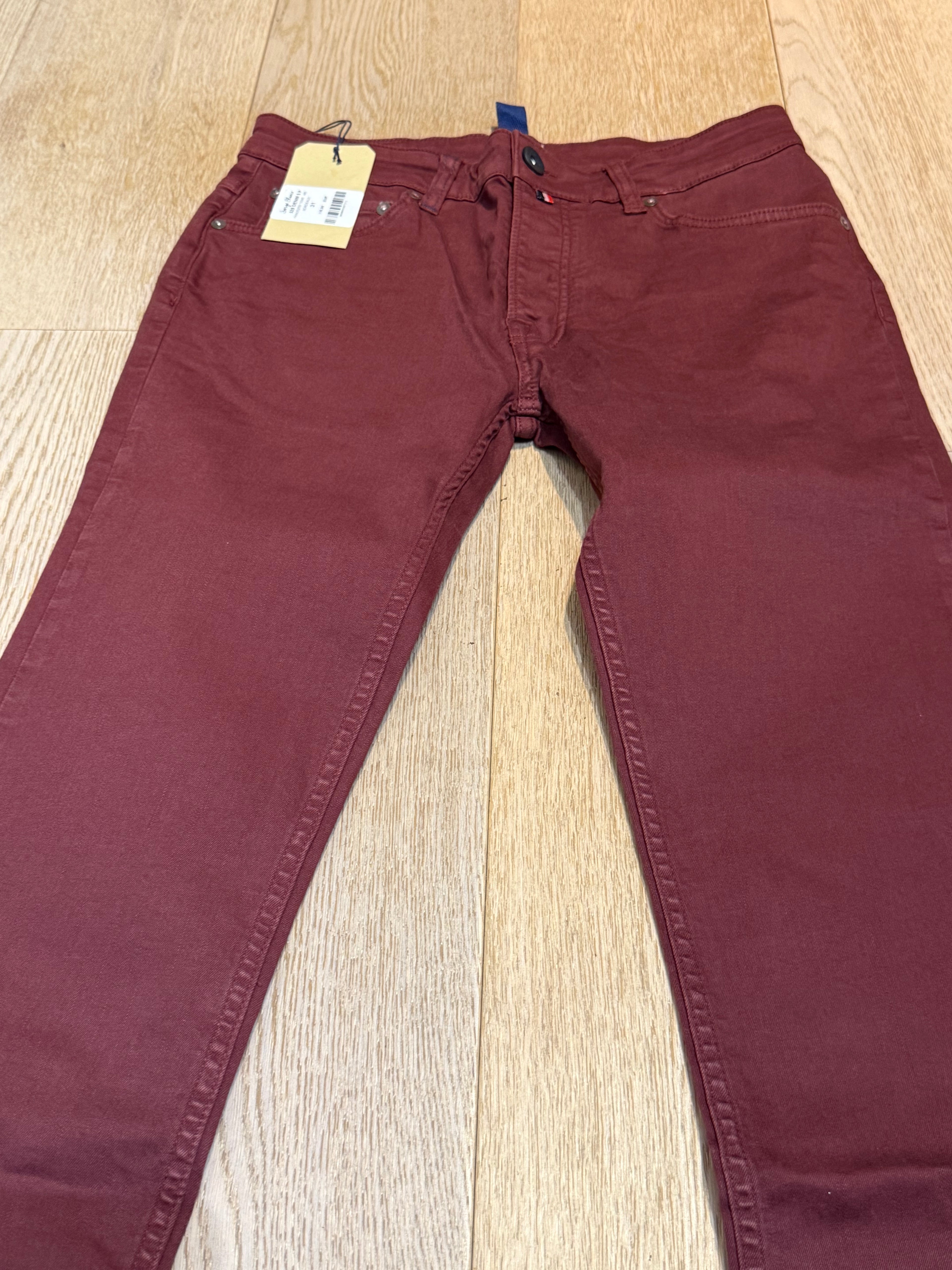 Neuf avec étiquette 115€ Serge Blanco bordeaux homme T31