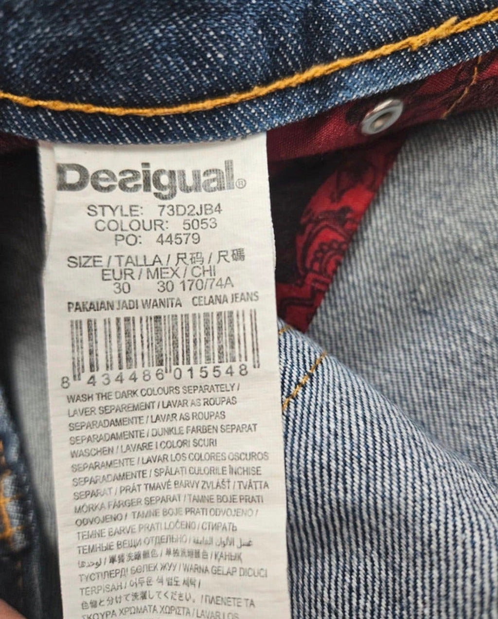 ✨ Desigual - Short en jean - Broderies & Details - T40 ok 42✨