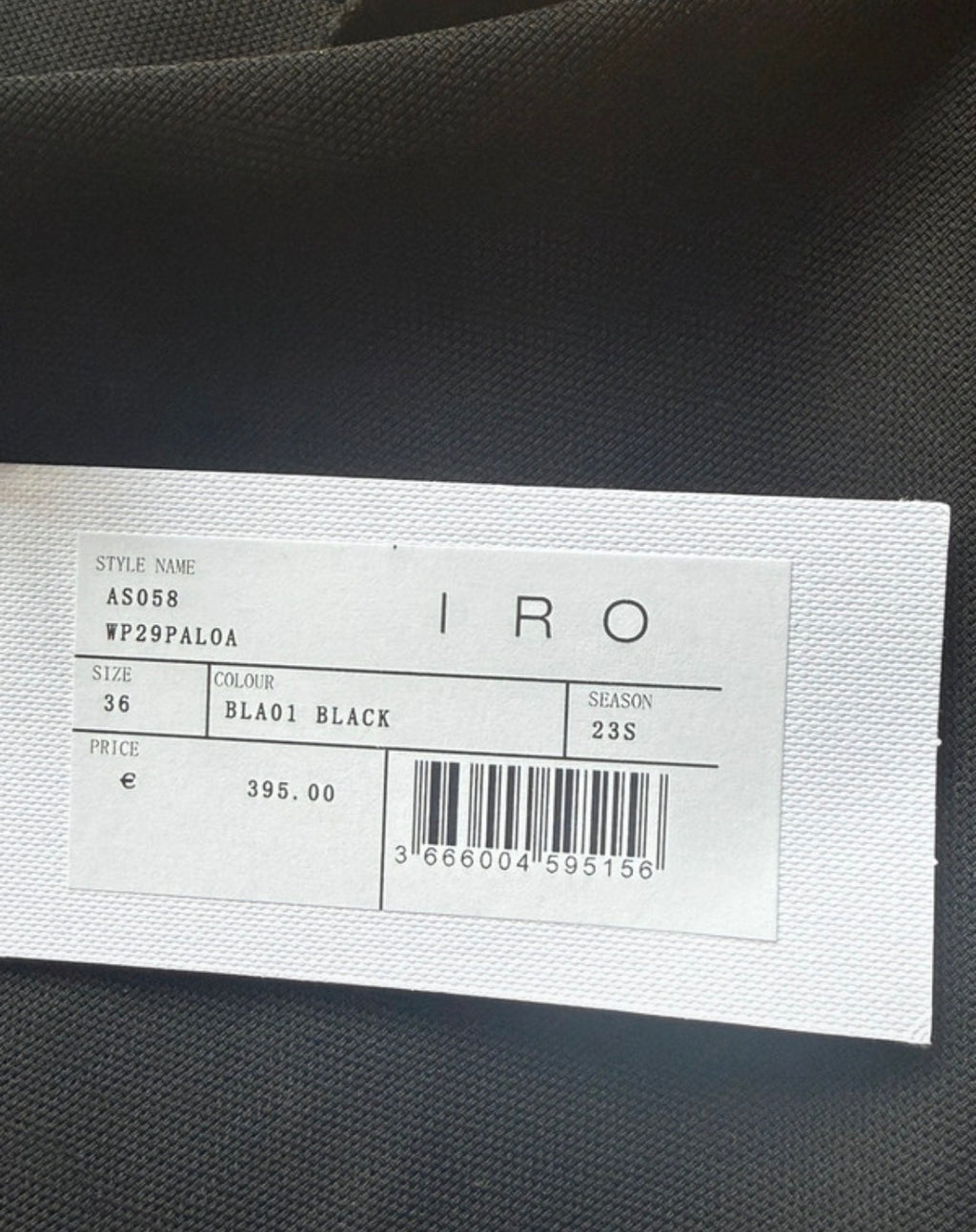 ✨ Neuf 395€ Combishort asymétrique IRO Paris « Paloa » — Taille 36 ✨