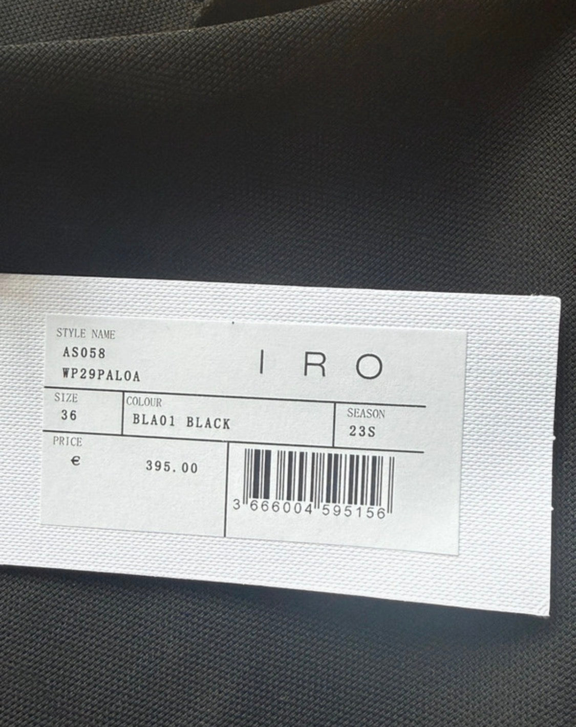 ✨ Neuf 395€ Combishort asymétrique IRO Paris « Paloa » — Taille 36 ✨