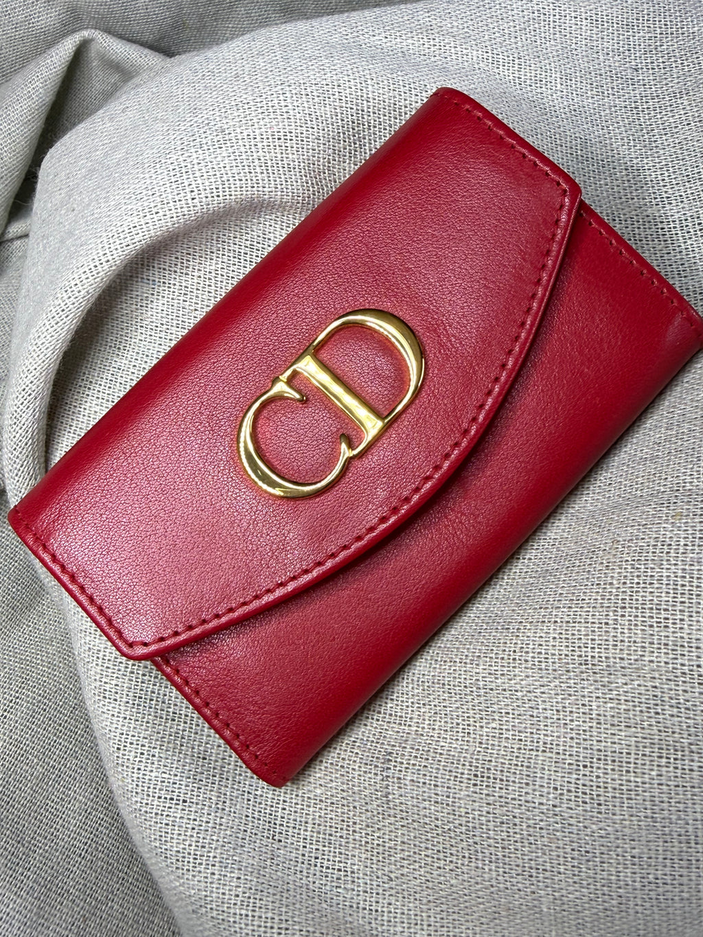 Neuf 490€ Christian Dior étui à clés cuir full set ✨