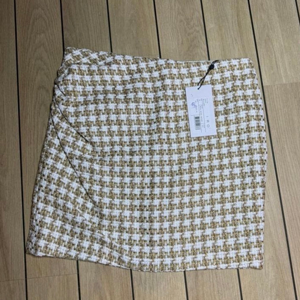 ✨ Neuve 375€ - IRO - Jupe en Tweed -Taille 36 ✨