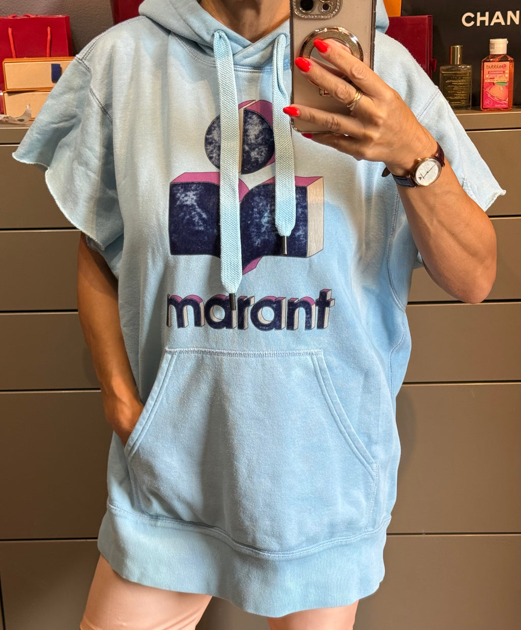 ✨ ISABEL MARANT — Sweat à capuche coupe oversize effect 3D — TAILLE 38 Mixte ✨