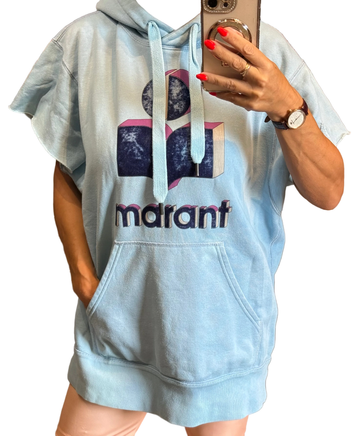 ✨ ISABEL MARANT — Sweat à capuche coupe oversize effect 3D — TAILLE 38 Mixte ✨