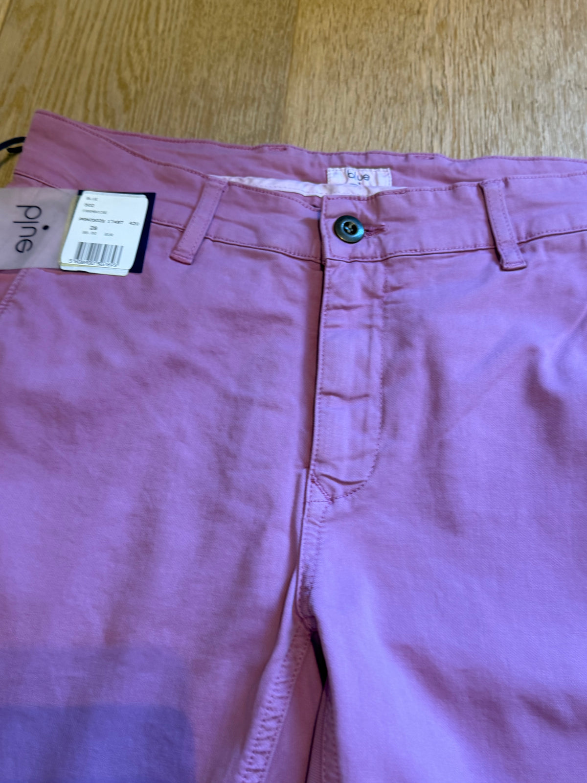 ✨ Neuf 99€ - Serge Blanco - Pantalon Chino Framboise - T38 ✨