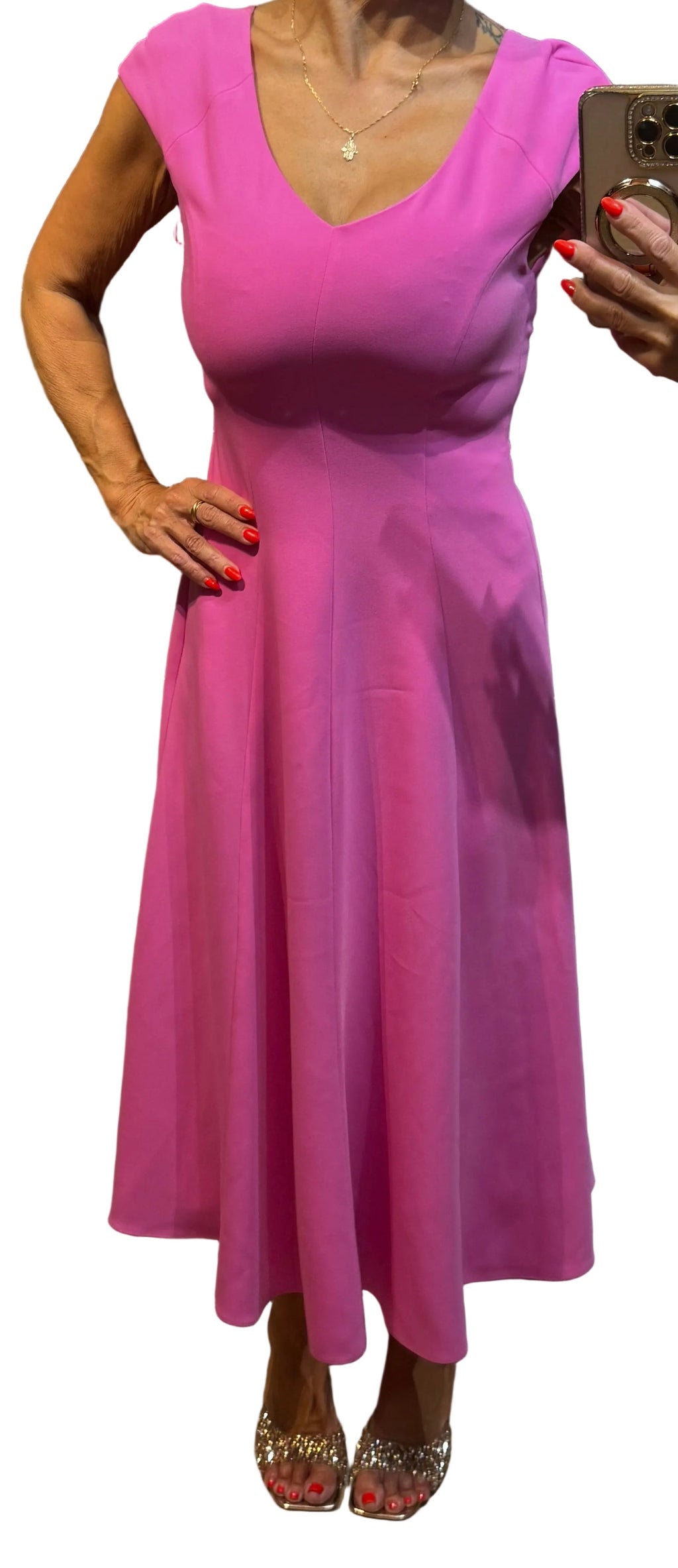 ✨ Neuve 590€ - Emporio Armani - robe longue Fuschia - T36 S ✨