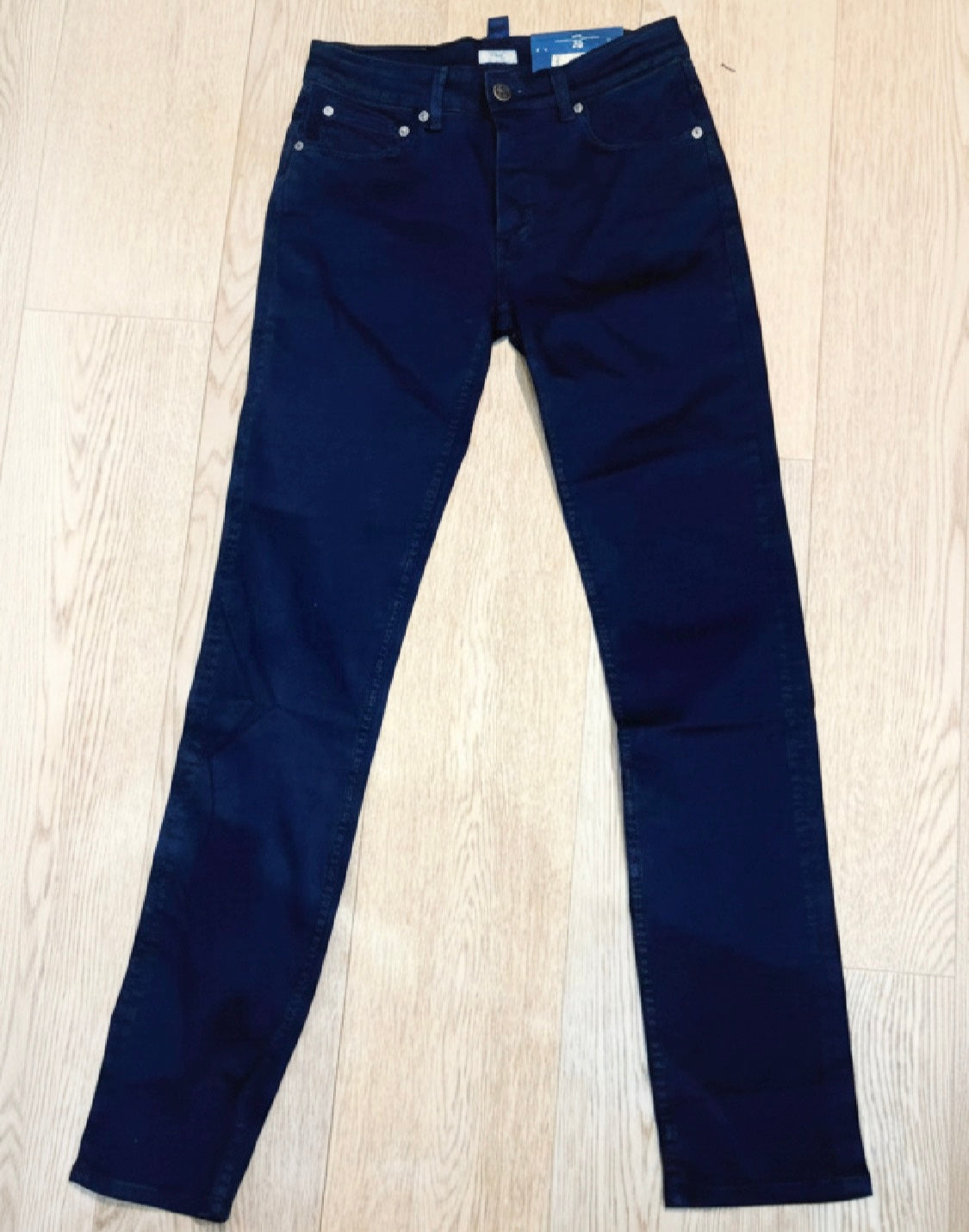 ✨ Neuf 116€ PANTALON SLIM FIT SERGE BLANCO T40✨