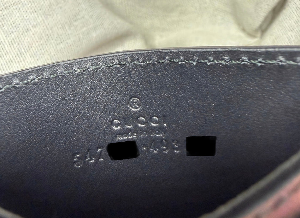 ✨ Neuf 270€ - Gucci — Porte-cartes en cuir noir ✨