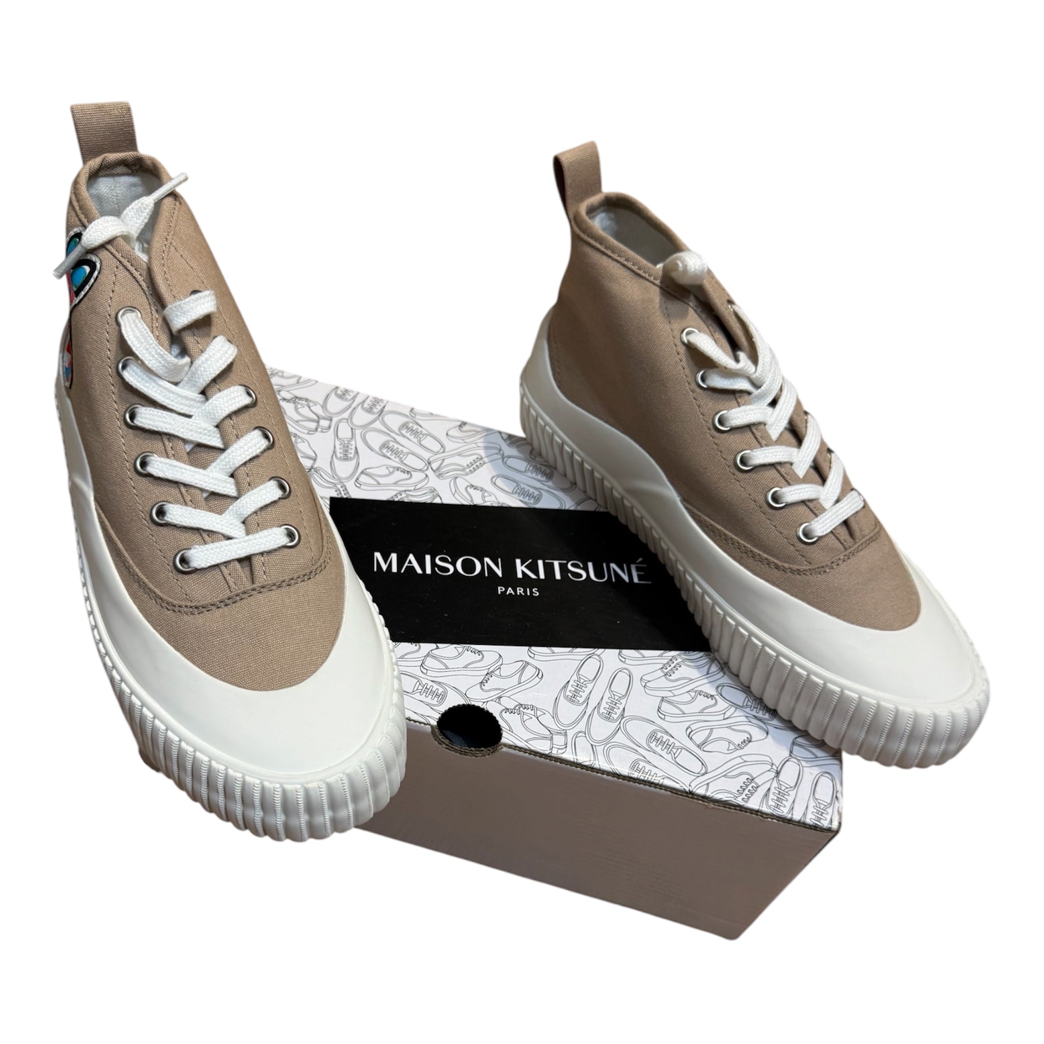 ✨ Neuves 230€ Exceptionnelles Maison Kitsuné T37 baskets montantes ✨