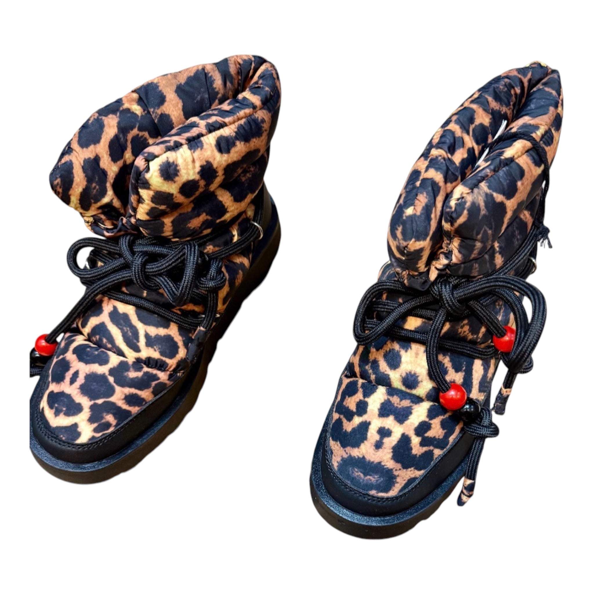 ✨ Neuves 249€ Bottes Arizona Love Snowkaki Léopard – Neuves Full Set – T.37 ✨