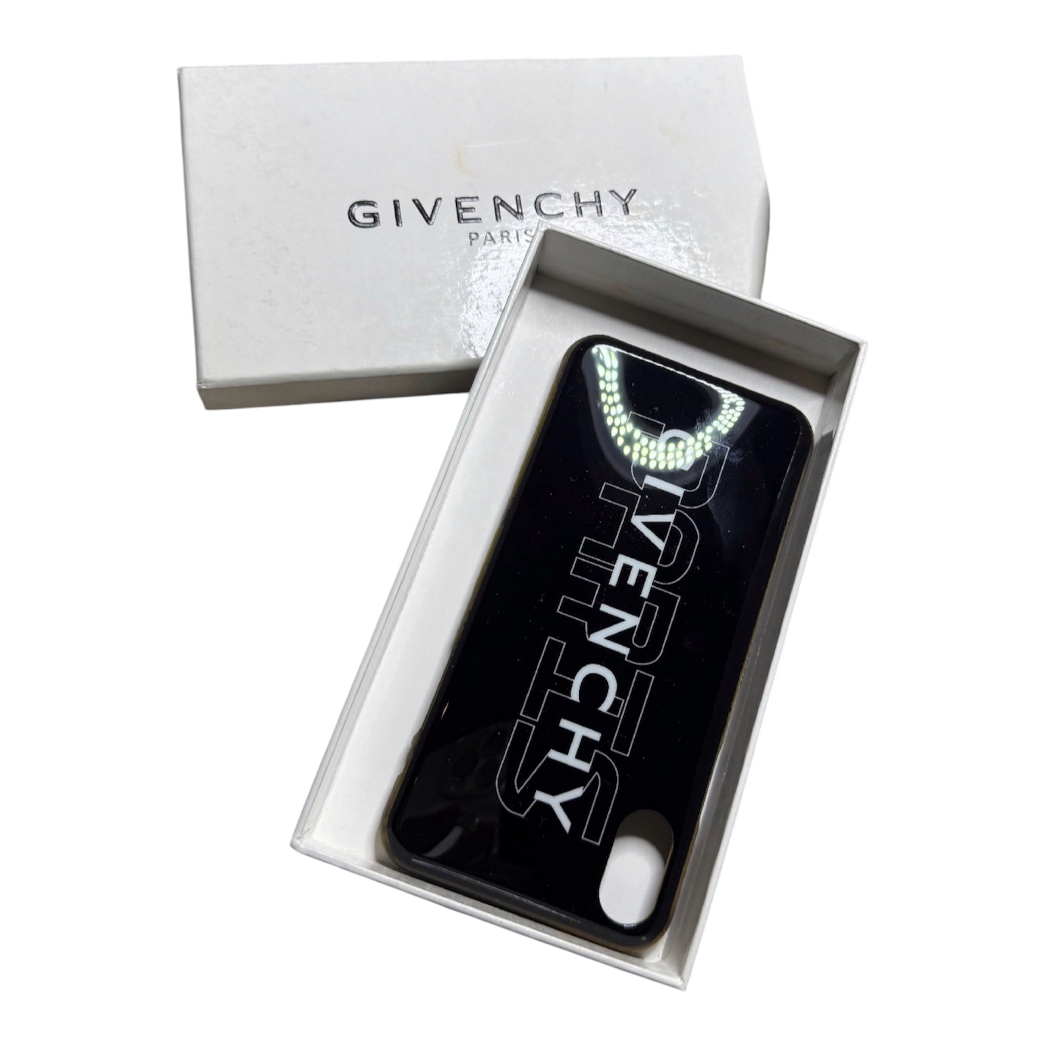 ✨ Neuve 220€ Coque iPhone X / XS à  logo Imprimé Scindé – GIVENCHY Paris ✨