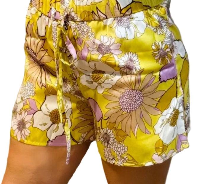 ✨ Neuf 195€ - Sandro - Short imprimé Flower Power - T36 ✨